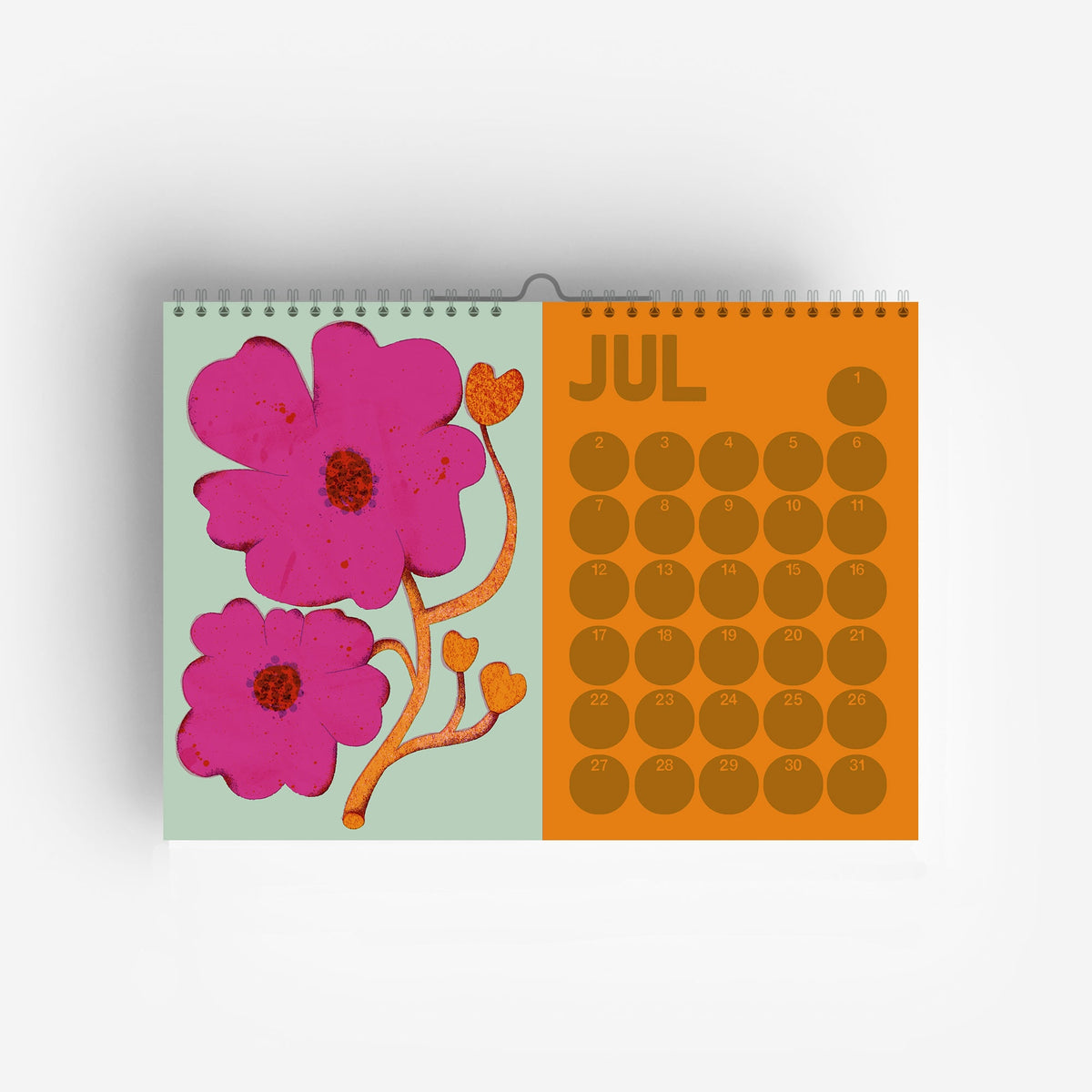 Blumen Immerwährender Geburtstagskalender