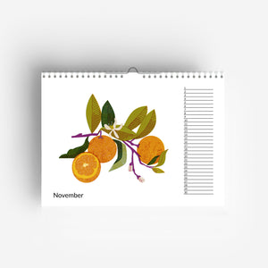 Perpetual Fruits Birthday Calendar