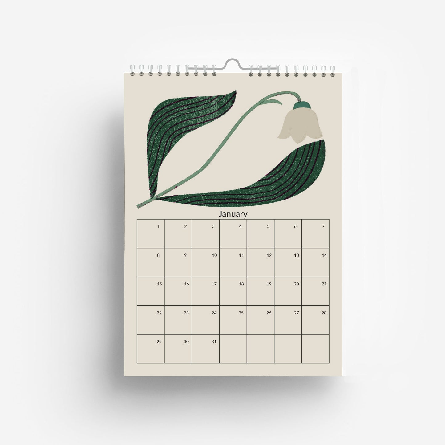 Blumen Immerwährender Geburtstagskalender