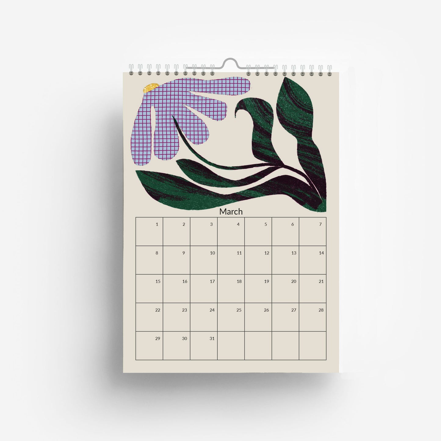 Blumen Immerwährender Geburtstagskalender