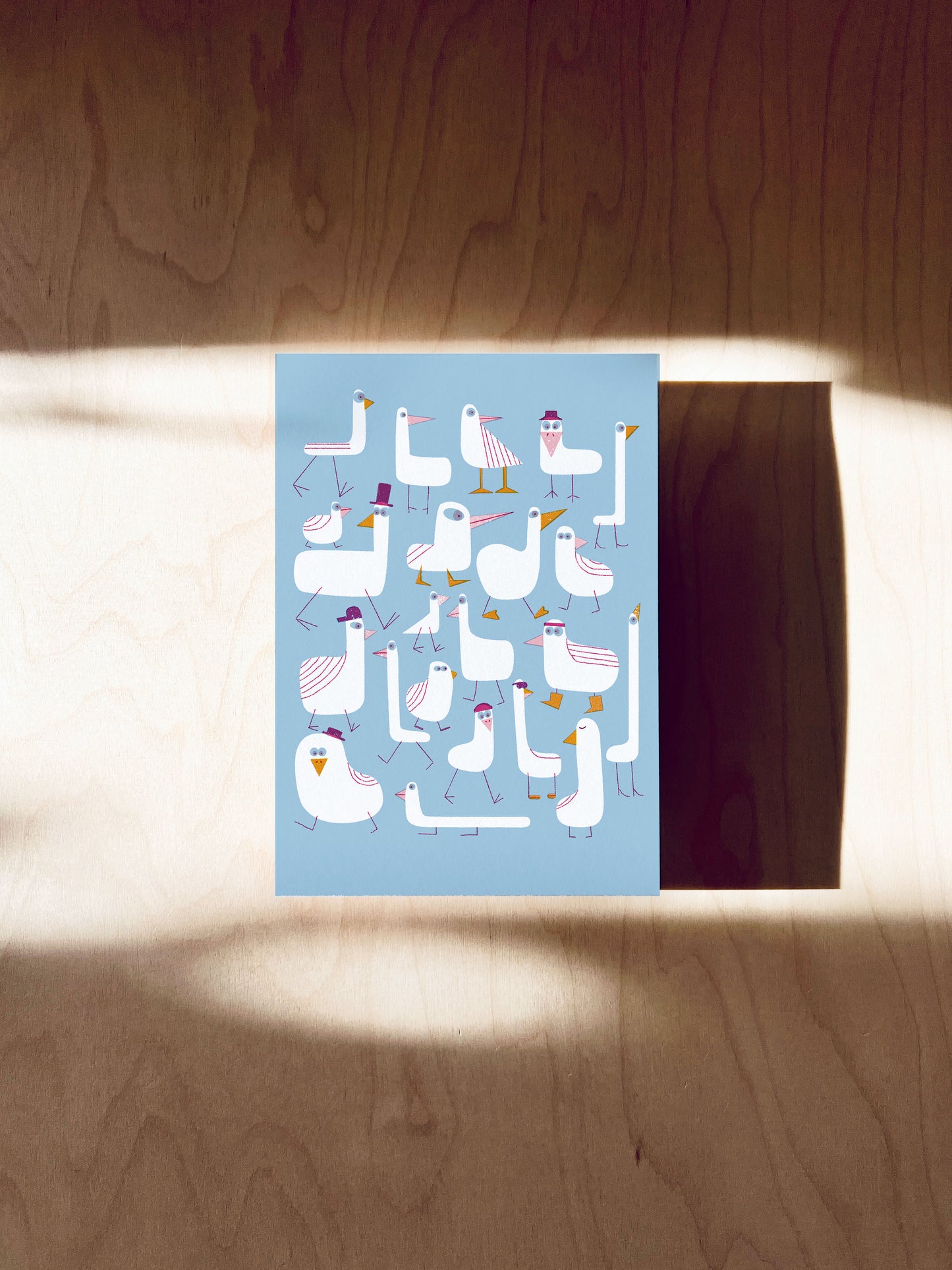Enten Postkarte DIN A6