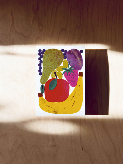 Früchte Postkarte DIN A6