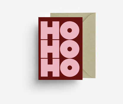 Ho Ho Ho Klappkarte