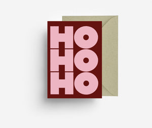 Ho Ho Ho Klappkarte