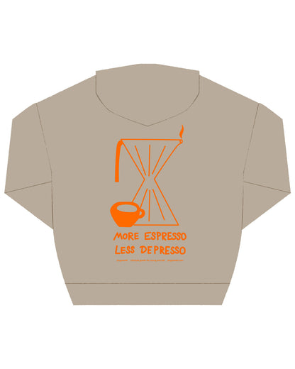 Oversize Hoodie Neon More Espresso Stone