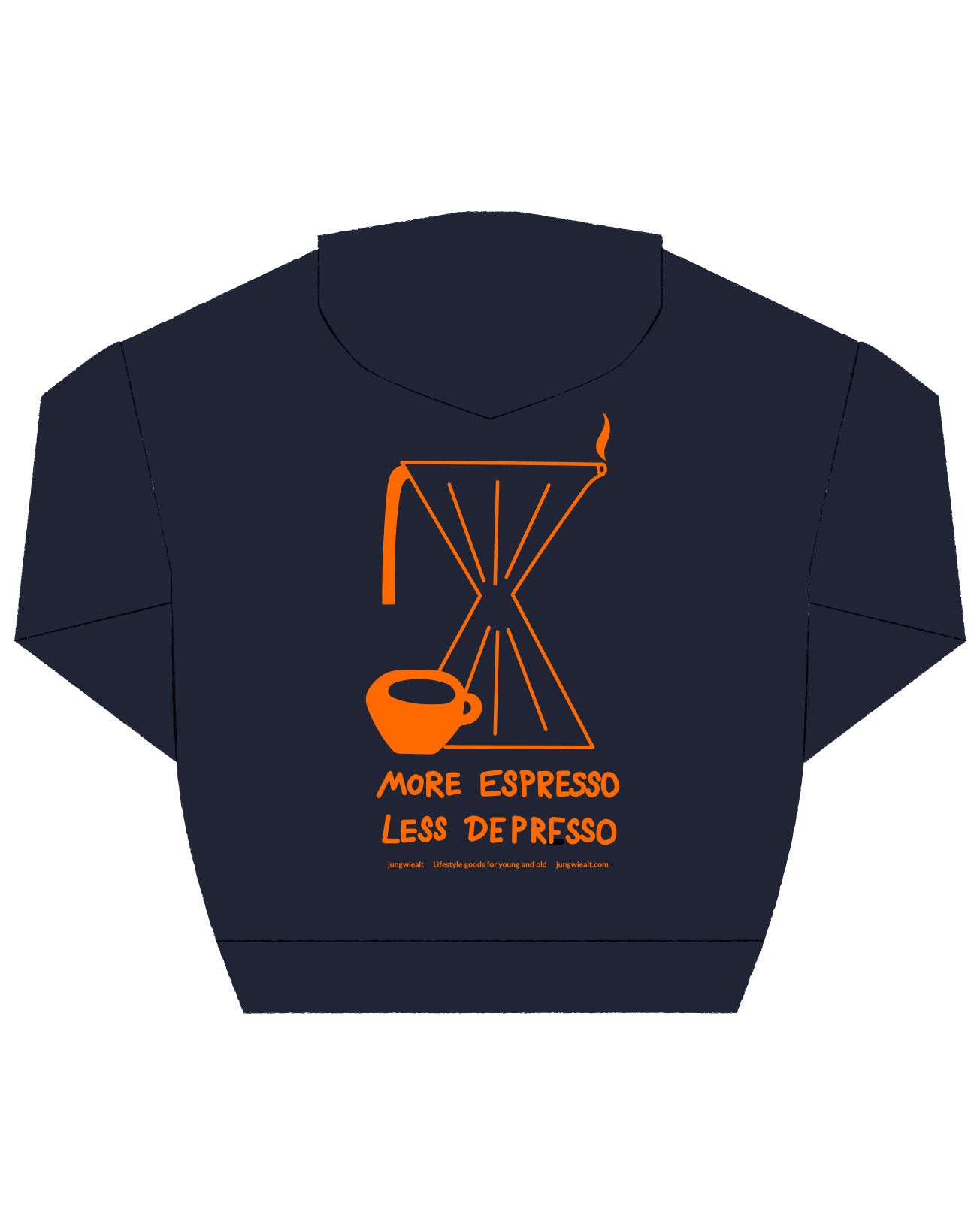 Oversize Hoodie Neon More Espresso Navy