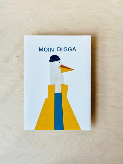 Moin Digga Fine Art Druck DIN A3