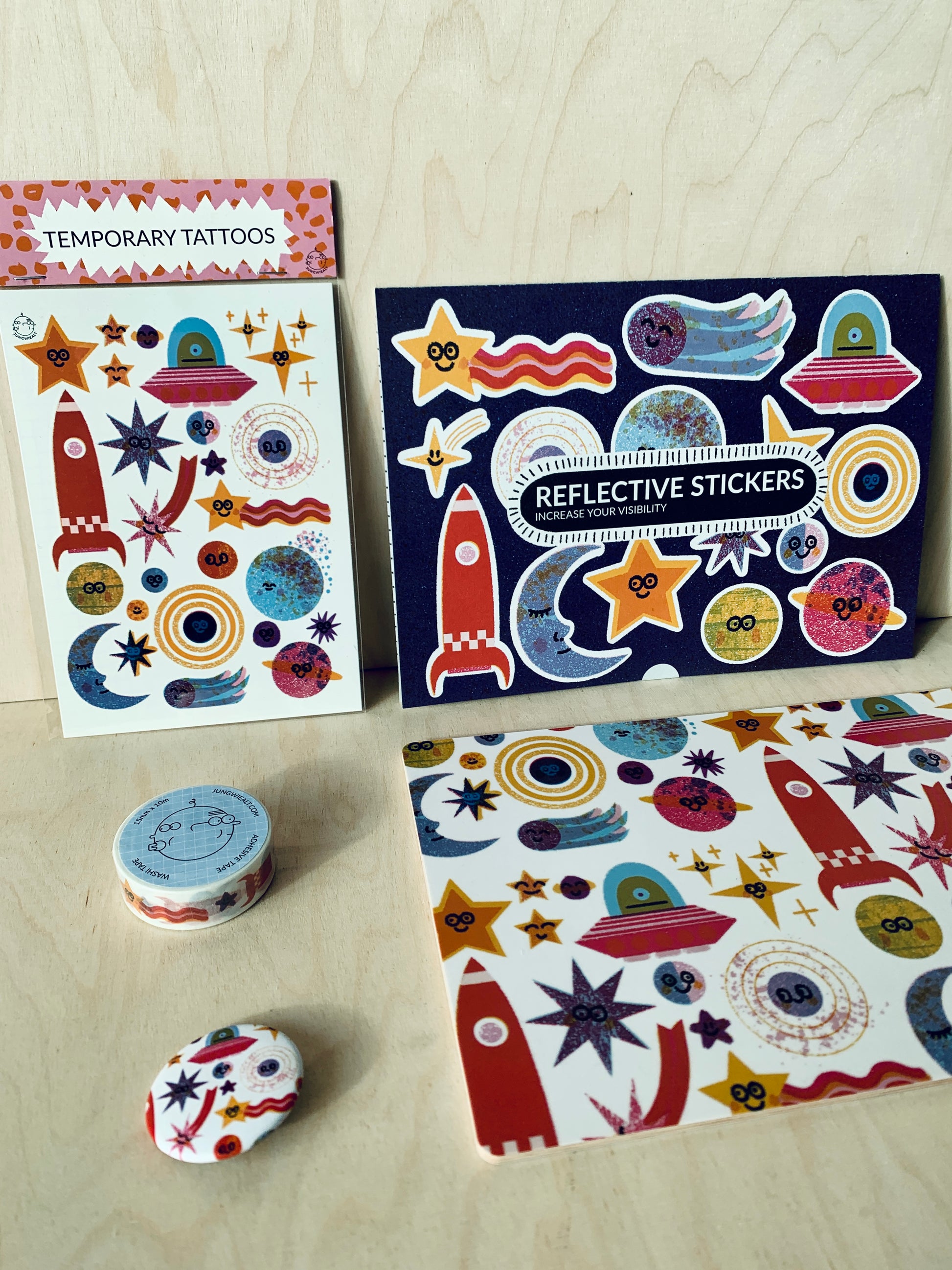 selection of space related products