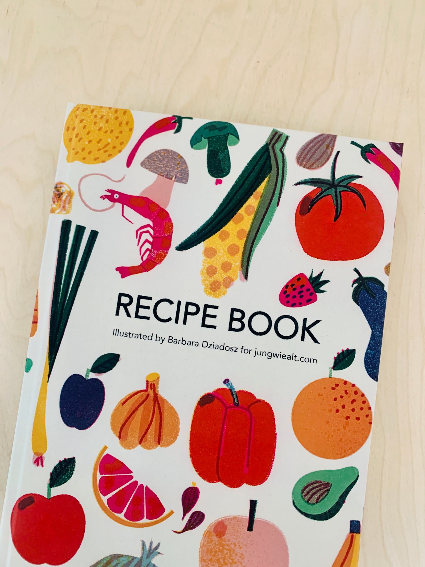 detail of Recipe Book (English) jungwiealt