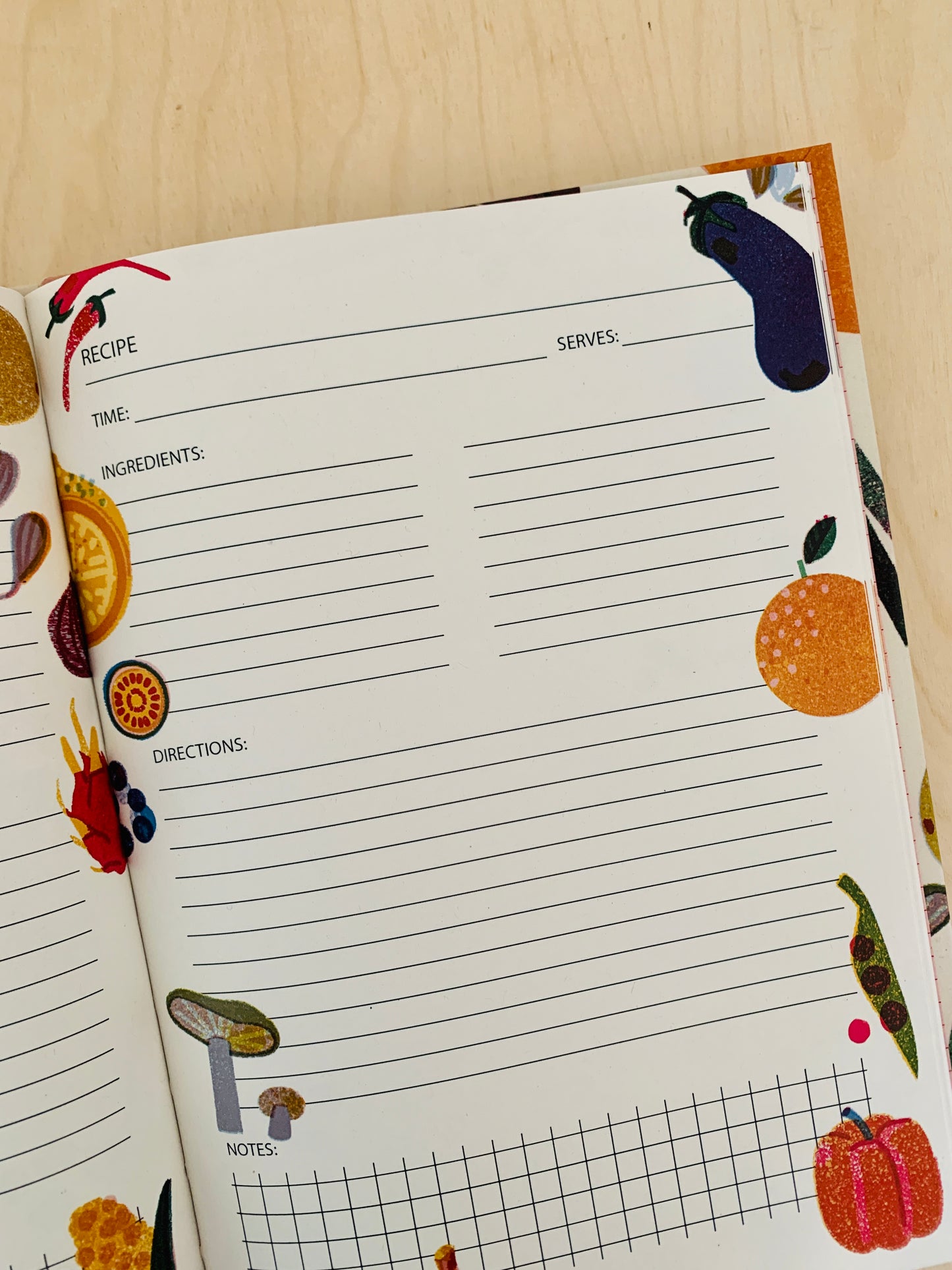 detail of Recipe Book (English) jungwiealt