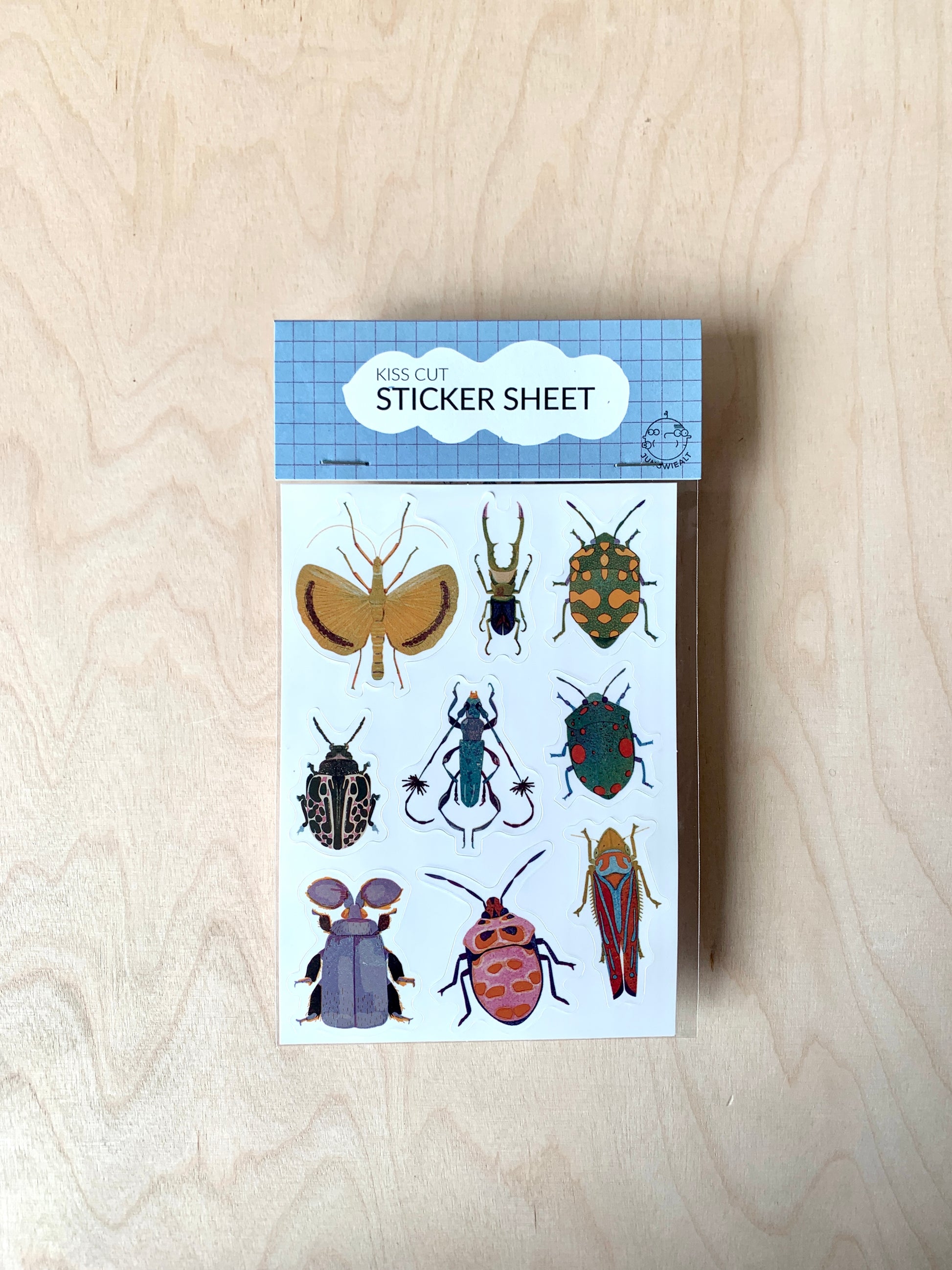 Bugs Kiss Cut Sticker Sheet