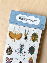 Load image into Gallery viewer, Bugs Kiss Cut Sticker Sheet