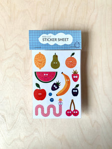 Fruits Kiss Cut Sticker Sheet