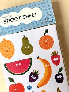 Fruits Kiss Cut Sticker Sheet