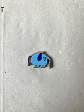 Load image into Gallery viewer, Blue Elephant Enamel Pin