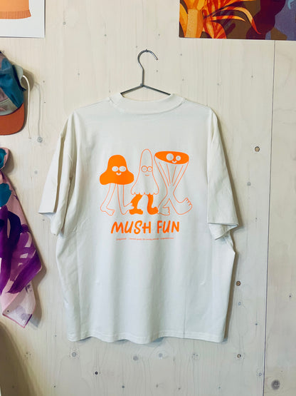 Oversize T-Shirt Mush Fun Cream