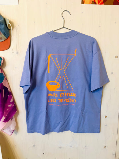Oversize T-Shirt Neon Espresso Violet