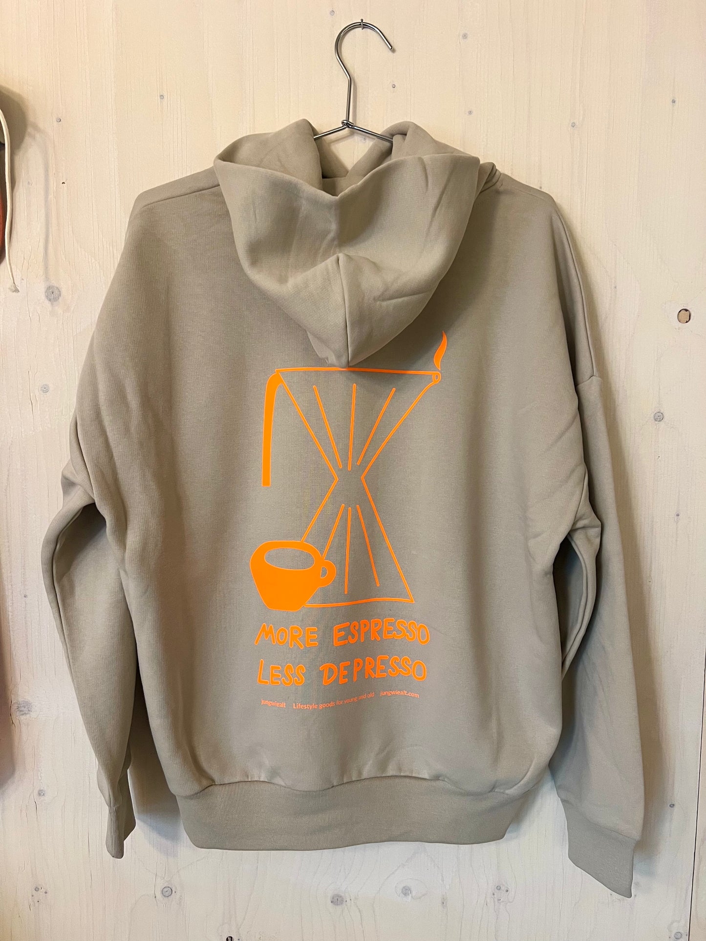 Oversize Hoodie Neon More Espresso Stone