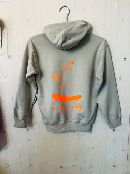 Kids Hoodie Pasta La Vista Sand