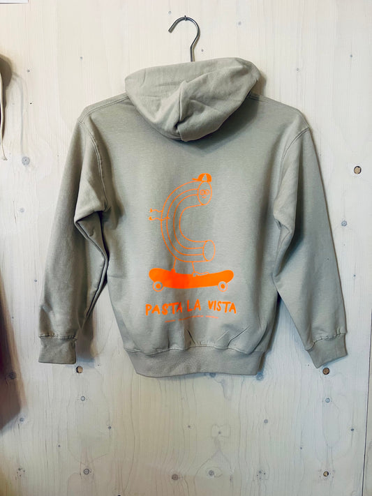 Kids Hoodie Pasta La Vista Sand