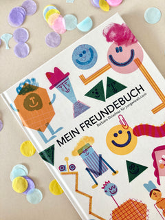 colorful and modern book of friends
