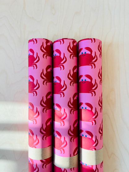 Krebs Geschenkpapier Bogen