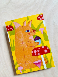 Eichhörnchen Postkarte DIN A6
