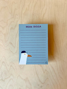 Moin Digga Notepad DIN A6