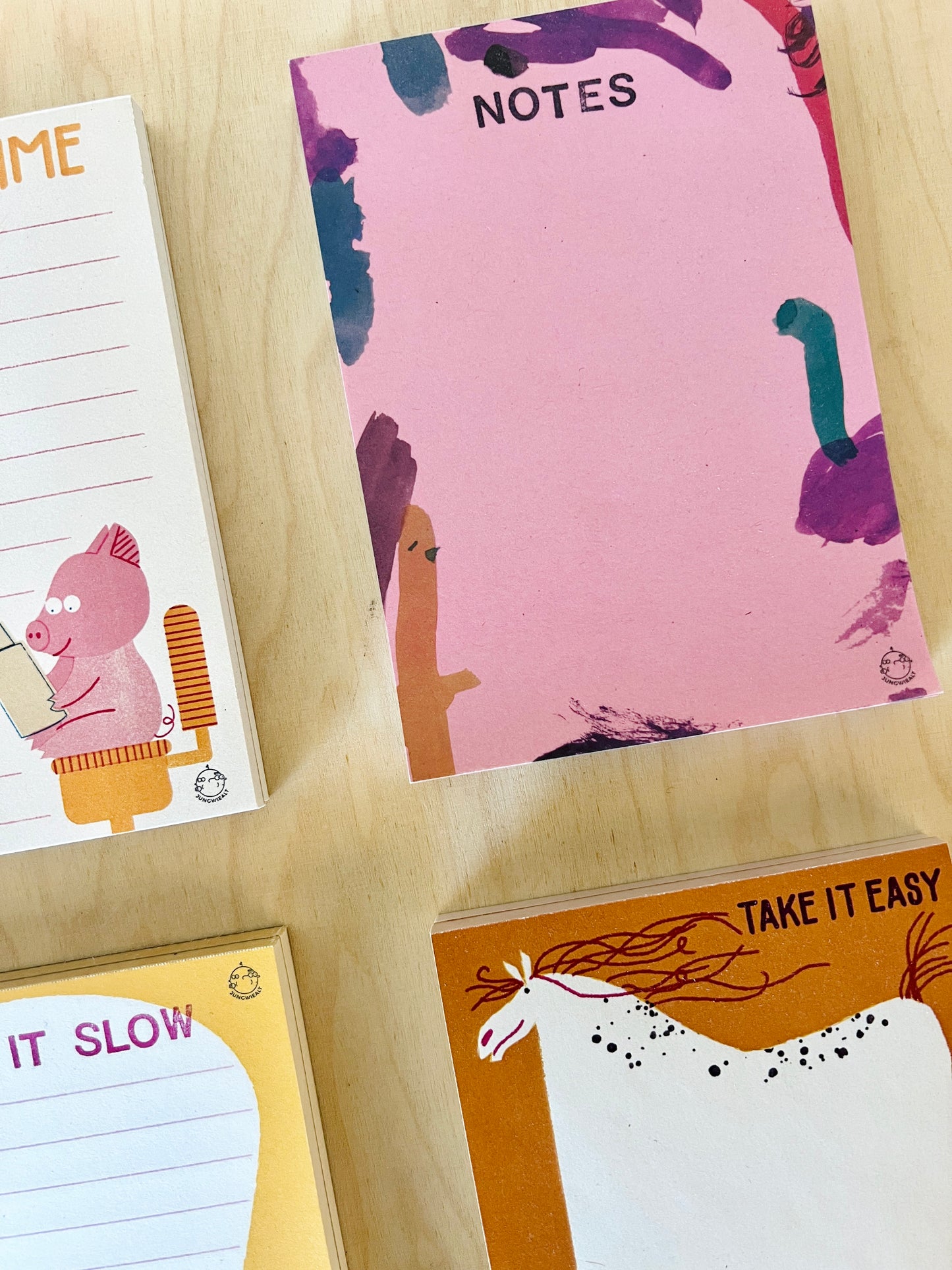 Abstrakt Notizblock DIN A6