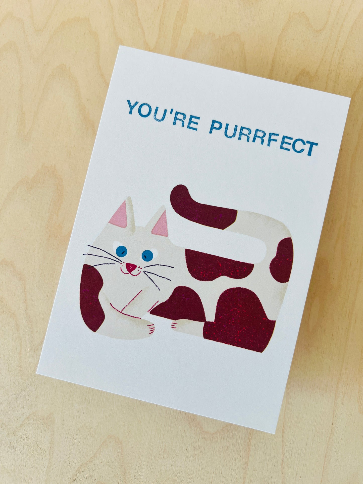 Purrfect Postkarte DIN A6