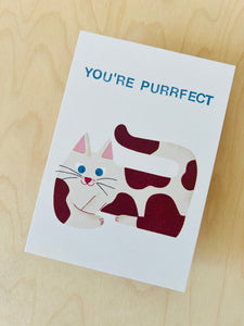 Purrfect Kätzchen Postkarte DIN A6