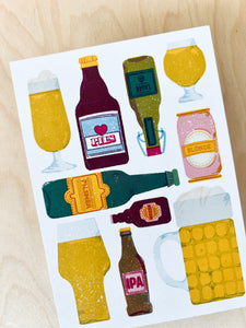 Beer Postcard DIN A6