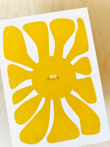 Big Sun Postcard DIN A6