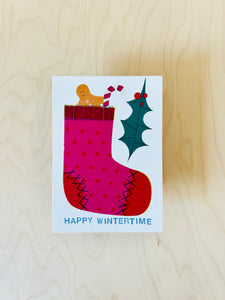 Strumpf Postkarte DIN A6