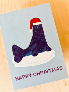 Christmas Seal Postcard DIN A6