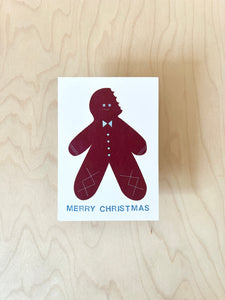 Gingerbread Man Postcard DIN A6