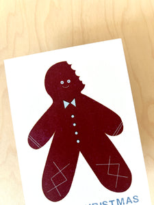 Gingerbread Man Postcard DIN A6