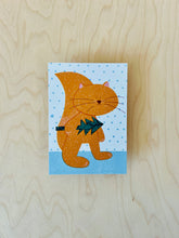 Load image into Gallery viewer, Christmas Squirrel Postcard DIN A6