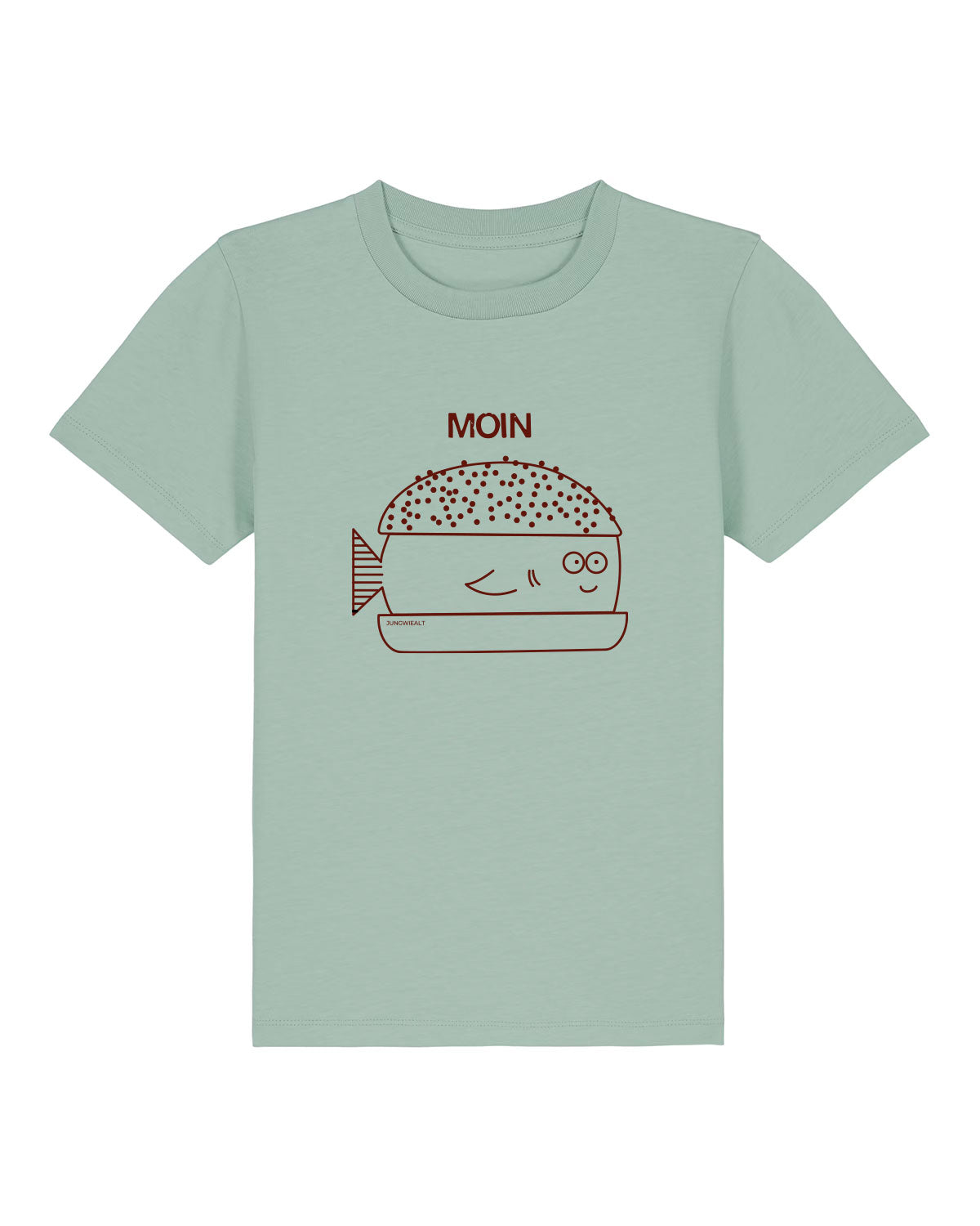 Kids T-Shirt Fischbrötchen Natural Raw Aloe