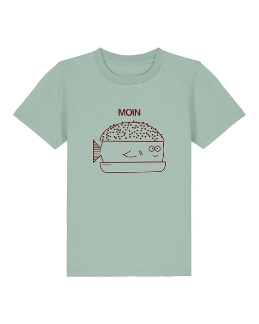 Kids T-Shirt Fischbrötchen Natural Raw Aloe