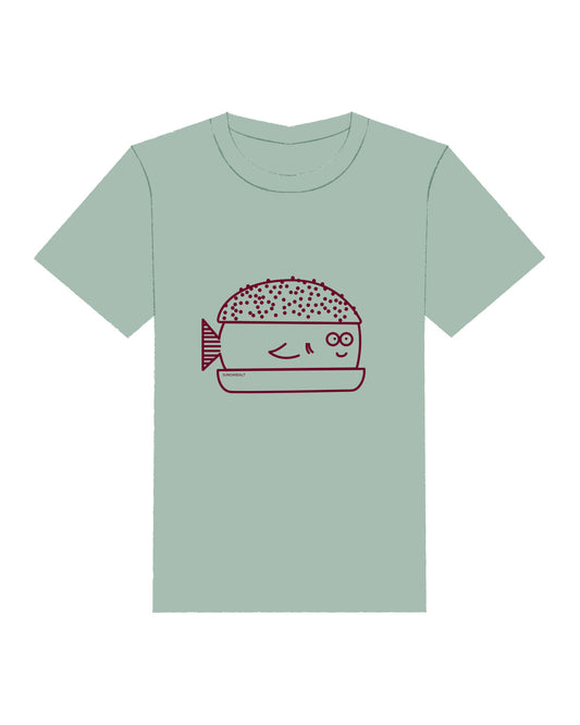 Kids T-Shirt Fischbrötchen Natural Raw Aloe