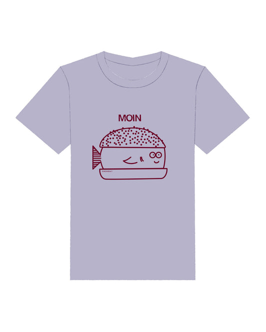 Kids T-Shirt Fischbrötchen  Natural Raw Lavender