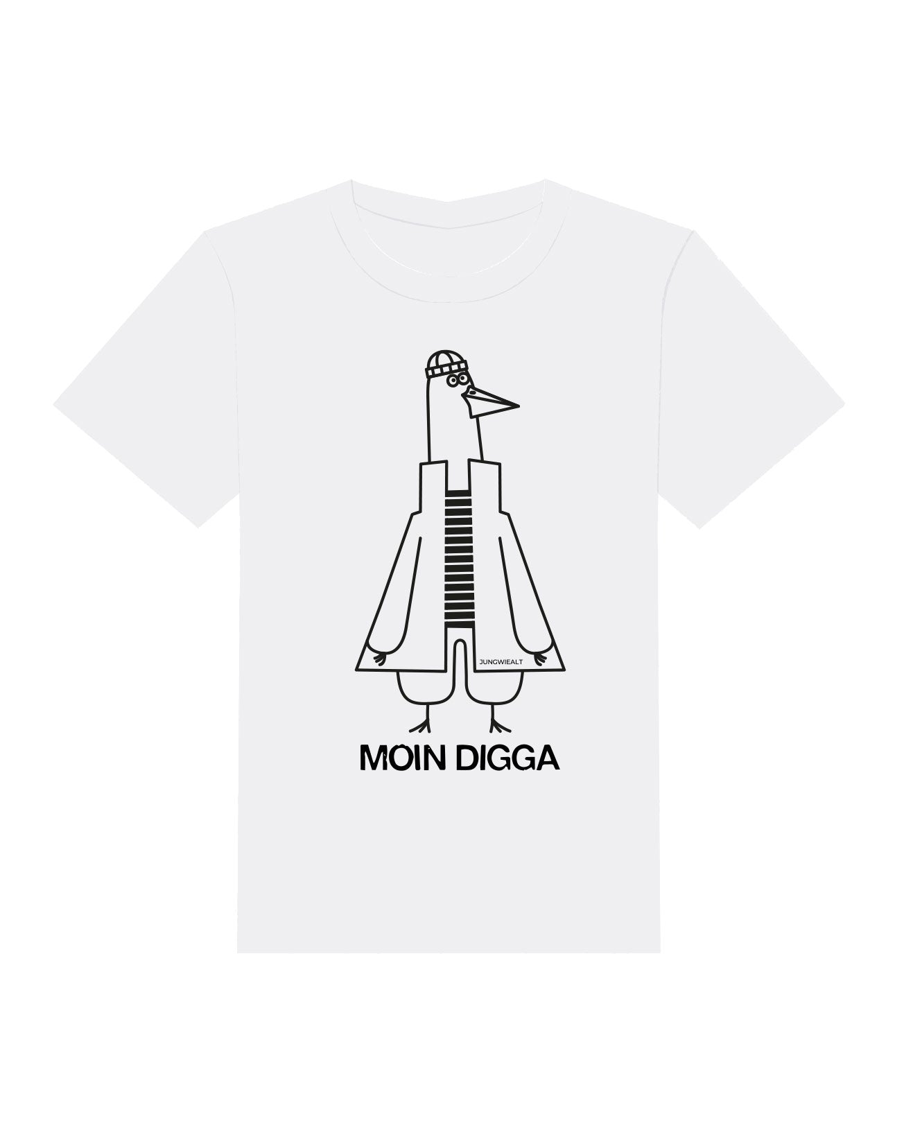 Kids T-Shirt Moin Digga Weiß
