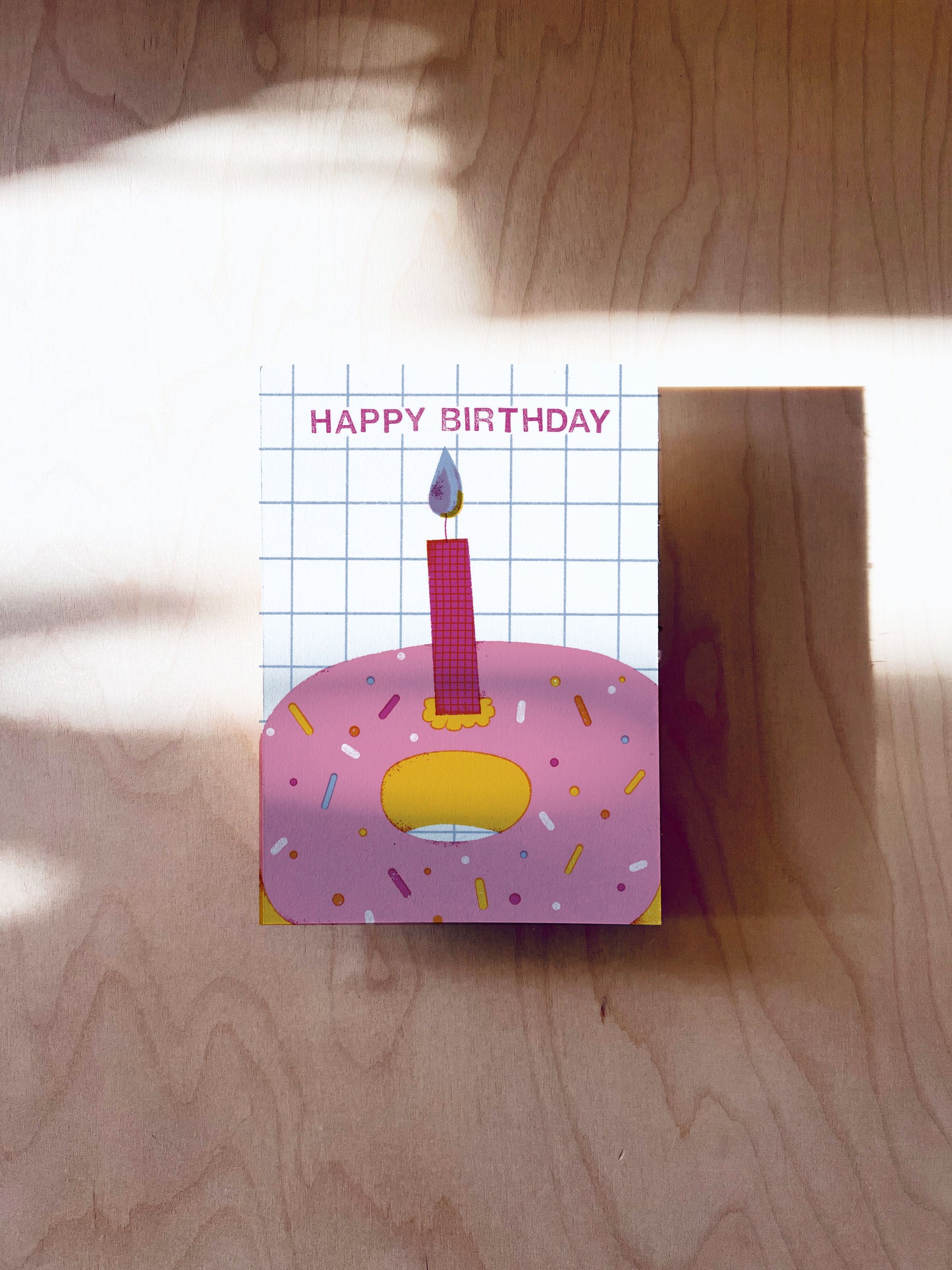 Donut Geburtstag Postkarte DIN A6