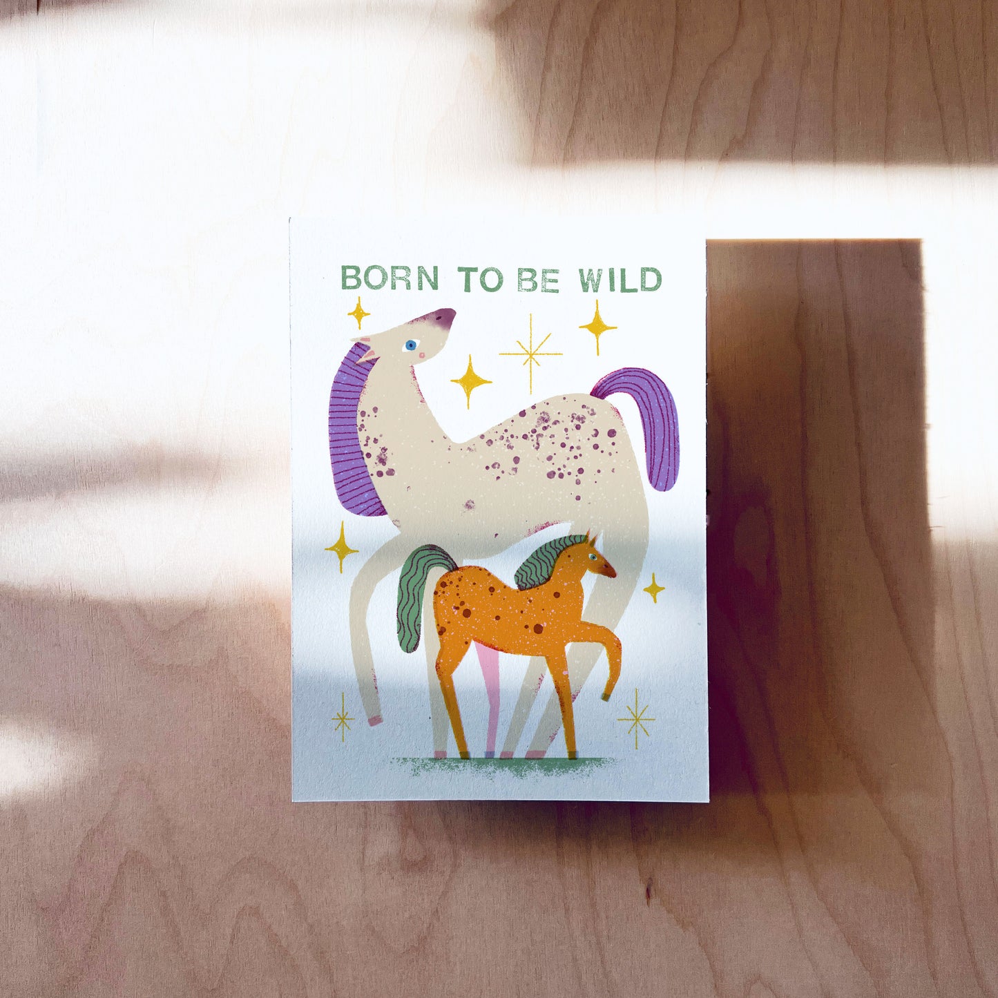 Born To Be Wild Postkarte DIN A6