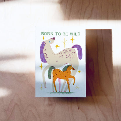 Born To Be Wild Postkarte DIN A6
