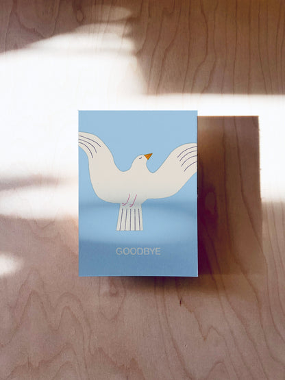 Goodbye Postkarte DIN A6