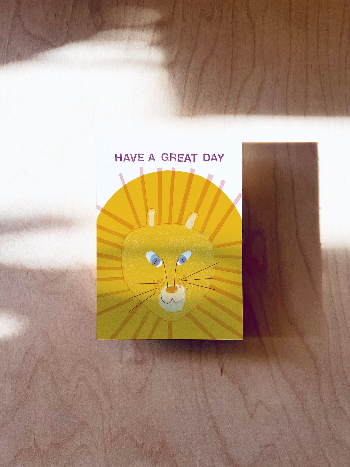 Löwe Postkarte DIN A6