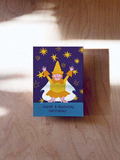 Magical Birthday Postkarte DIN A6