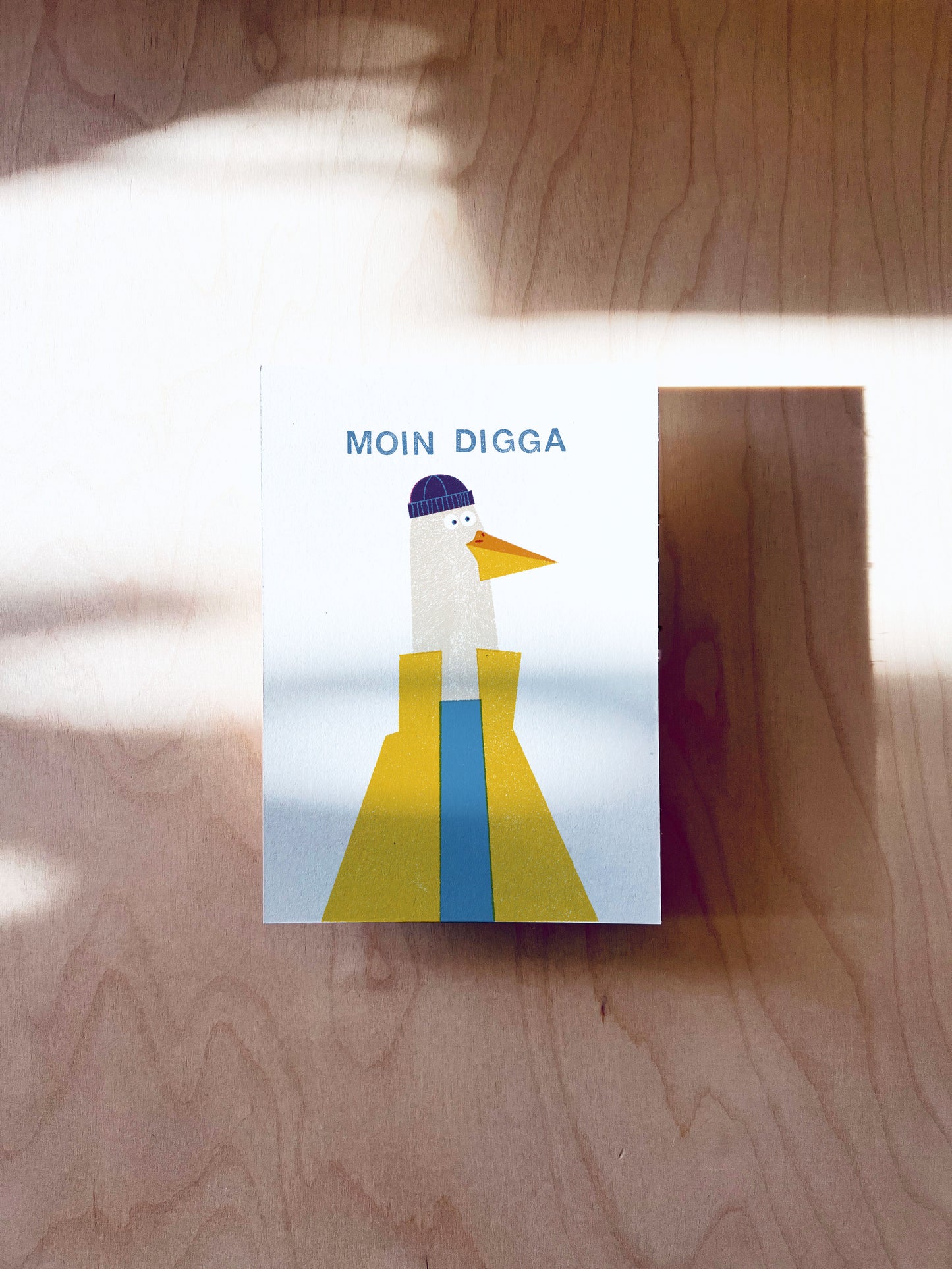 Moin Digga Postkarte DIN A6